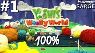 Zagrajmy w Yoshis Woolly World 60 fps odc 1  Wełniany świat Yoshiego World 11  100 [upl. by Aisel179]