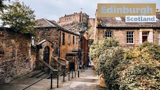 Edinburgh Scotland  The Most Beautiful City In The World  Walking Tour 4K HDR 60fps [upl. by Lilith]