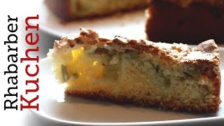 Rezept  Rhabarberkuchen Red Kitchen  Folge 02 [upl. by Eenolem469]