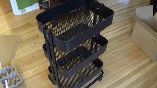 How to assemble an IKEA RASKOG Utility Cart [upl. by Notseh]