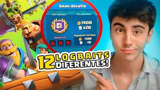 GANANDO GRAN DESAFIO CON 12 MAZOS DE LOG BAIT DIFERENTES 🔥 beniju [upl. by Ahel]