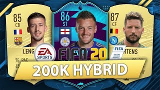 UNBEATABLE 200K HYBRID w POTM VARDY SBC FIFA 20 SQUAD BUILDER [upl. by Sunev]