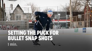 Setting The Puck for Bullet Snap Shots [upl. by Akinot]