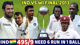 INDIA VS WEST INDIES FINAL TEST 2013  FULL MATCH HIGHLIGHTS  IND VS WI  MOST SHOCKING MATCH EVER😱 [upl. by Patrizius]