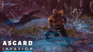 GENERAL Kratos INVADES Asgard  God of War Ragnarok Gameplay  No Damage  MAX Hybrid Armour  GMGoW [upl. by Bach]