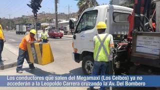 Cierre de acceso a la av Leopoldo Carrera desde Megamaxi Ceibos [upl. by Inittirb923]