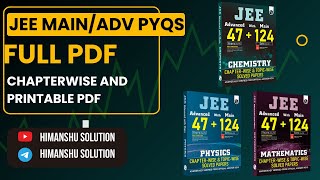 PW JEE Mains and Advance 47 years PYQs pdf download  latest [upl. by Georgia]