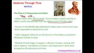 Medicine Through Time  Medieval  The Rediscovery of Hippocrates and Galen [upl. by Nannahs]