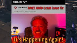 MWZ AMD update crash issue fix [upl. by Mastrianni560]