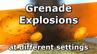 Grenade Debris VS Settings [upl. by Ahsetal]