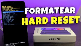 SAMSUNG A05 🔧 FORMATEAR O Quitar CONTRASEÑA 🔐 HARD RESET ➡️ hardreset samsunga05 [upl. by Nicko]