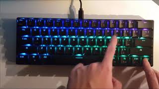 Motospeed CK61 Keyboard Overview [upl. by Sonnnie288]