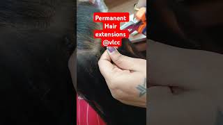 Permanent Hair Extensions 🤩haircarehairtransformation shortsfeedkeratinsmoothning hairstyleyt [upl. by Wunder245]