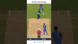 Asitha Fernando bowling Eng vs Aus shorts shortsfeed rc22 viralshorts [upl. by Nylarak399]