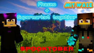 DER SPOOKTOBER HAT BEGONNEN😱🙀  Phasmo Supermarket together mit wazeminecraft 😁 live jetzt🔴 [upl. by Mannie]