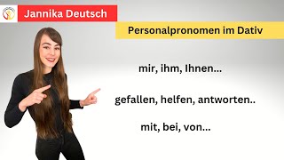 Dativ und Personalpronomen learngerman deutschkurs deutschlernen germancourse dative [upl. by Atikal]