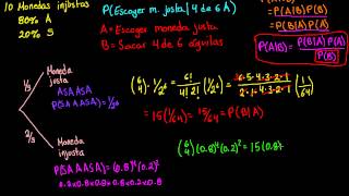 Probabilidad condicional con combinatoria [upl. by Keavy140]