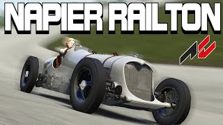 The Fastest Car in the World  Napier Railton  Assetto Corsa [upl. by Enilehcim189]