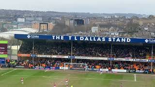 Mansfield Town Fans at Bradford City [upl. by Namreg]