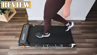 FUNRAY Multifunction Treadmill Review  2 in 1 Treadmill amp Massage Walking Pad [upl. by Ahselef320]