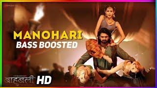 Manohari  BASS BOOSTED Full Audio Baahubali [upl. by Cargian]