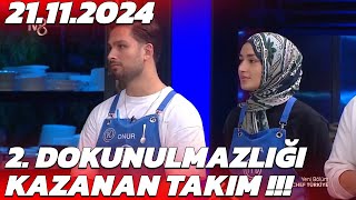 MasterChef 21 Kasım İkinci Dokunulmazlık Oyununu Kazanan Takım Belli Oldu  Yeni Bölüm Fragmanı [upl. by Gonta]