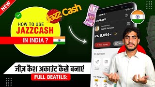 How To Create Jazzcash Account In India  India Me Jazzcash Account Kaise Banaye [upl. by Lette]