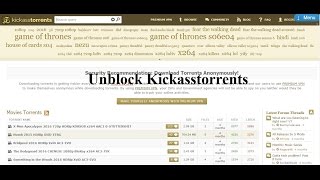 How to Unblock Kickass torrent AND Hide Ip Address [upl. by Alboran831]