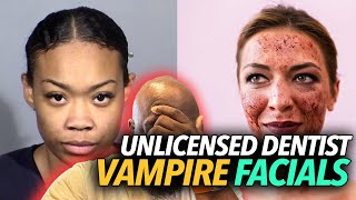 Woman Arrested For Messing Up Teeth As Unlicensed Dentist Women Contract HIV Via Vampire Facials [upl. by Boleyn]