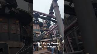 The best flying coaster in the world Raw footage of FLY Phantasialand coaster themepark fly [upl. by Gatias184]