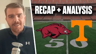 Tennessee vs Arkansas Recap amp Analysis  2024 [upl. by Eserehc]