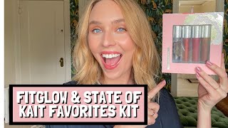 Fitglow State of Kait Favorites Kit Top 4 Lip Serums [upl. by Notsruht640]