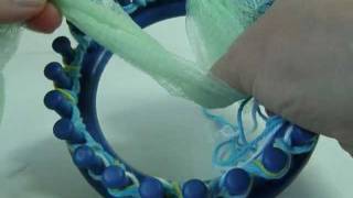 Loom Knit Bath Scrubby Part 3wmv [upl. by Lenoil143]