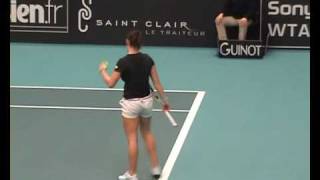 Simona Halep Q Match21 Paris Indoors 2009 [upl. by Idissak769]