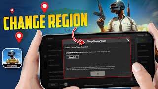 How to Change Region in PUBG Mobile on iPhone  Edit Region in PUBG Mobile [upl. by Ahseyd671]