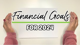 2024 Financial Goals  Debt Free Journey  Savings [upl. by Ttayh838]