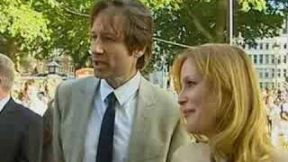 Mulder And Scully Attend UK Premiere Of New XFiles Movie [upl. by Jc844]