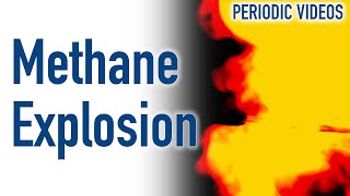 Methane Explosion SLOW MOTION  Periodic Table of Videos [upl. by Clarke]