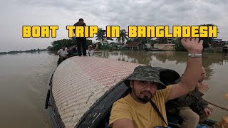 WE GO ON A BOAT TRIP TO VILLAGE IN SYLHET BANGLADESH WITH MY PARENTS [upl. by Anadal]