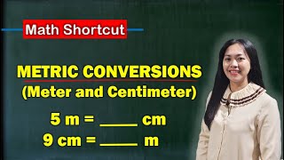 Metric Conversions of Meter and Centimeter  Converting m to cm and cm to m  Math Tagalog Tutorial [upl. by Simah]