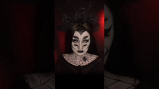 Day 2731  Spider Woman 🕷️🕸️🖤 spidermakeupcreepymakeup easyhalloweenmakeup 31daysofhalloween [upl. by Eyaf]