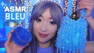 ASMR 1H 💙 100 BLEU 😍 25 triggers bleus pour tendormir ☁️ version 2024 [upl. by Aisela]