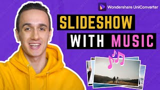 How to Create A Slideshow with Music free slideshow maker [upl. by Nref356]