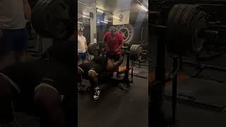 655lbs x 5  Julius Maddox  5524 Road to 800lb fitness motivation benchpress how bench yt [upl. by Appledorf921]