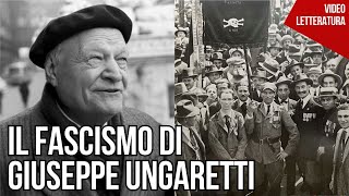 Il fascismo di Giuseppe Ungaretti [upl. by Dumanian]