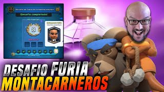 GANA FÁCIL DESAFÍO DE FURIA DE LA MONTACARNEROS  Bichoman Clash Royale [upl. by Sirref]