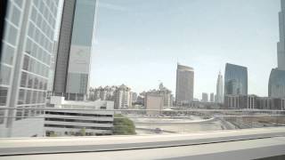 Next Station Burj KhalifaDubai Mall  Dubai Metro oct 2012 HD Quality [upl. by Arimlede550]