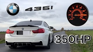 350 HP BMW F32 435ix  POV Drive  SOUND  0100 100200 acceleration [upl. by Nol979]