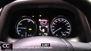 Toyota Rav4 2016 Hybrid 060mph  0100kmh [upl. by Skelton]