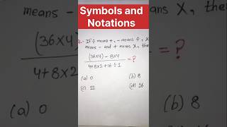 Symbols and Notations का exam में पूछा गया सवाल Allexamsolution93 like governmentexam ssc [upl. by Vanda114]